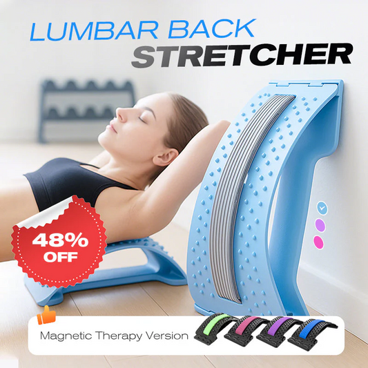 💥 49% DISCOUNT!🌿Magnetic Therapy Acupuncture Massage Lumbar Stretcher