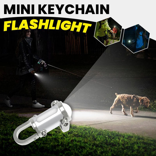 🔦 BUY 2 GET 1 FREE! ✨ 1200LM Mini Keychain Flashlight - Super Bright & Waterproof for Emergency, Camping, or Night Work 🚨🔑